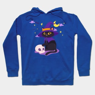 Halloween Witch Kitty Hoodie